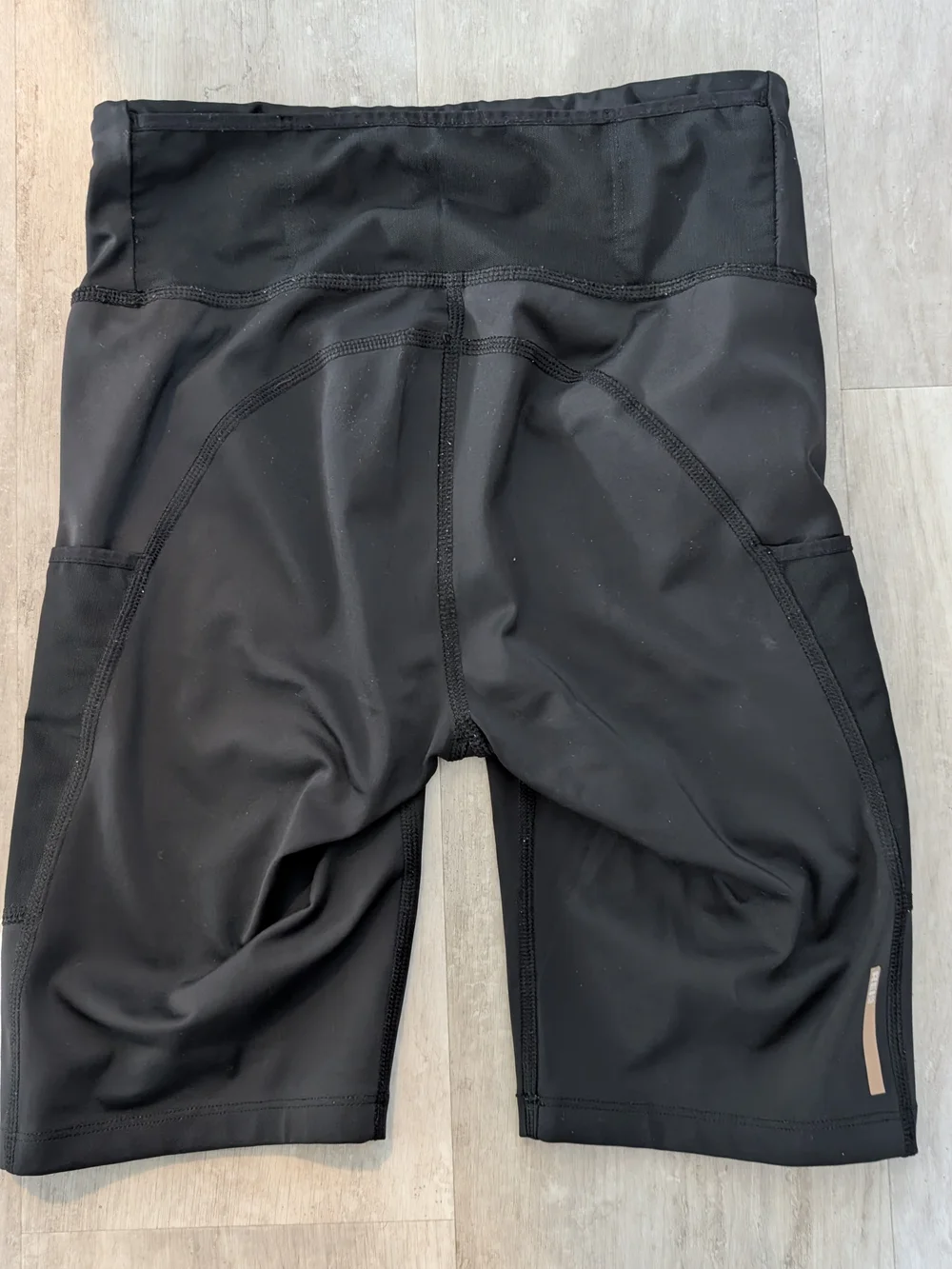 REI Black High-Rise Performance Bike Shorts